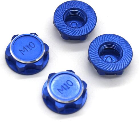 Compatible with JLB 1/10 Golden Cheetah 11101 21101 J3 M10 17MM Hex Jam Nut Metal Fitting(Black) in Saudi Arabia
