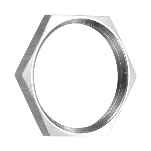 M METERXITY 2-Pack Cast Pipe Fitting Hex Locknut، NPT3/4 أنثى الموضوع الفولاذ المقاوم للصدأ عرافة قفل الجوز لأنظمة السباكة الثابتة / الهيدروليكية / أنظمة نقل السوائل in Kuwait