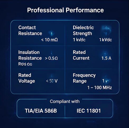 موصل مضمن لوصلة توصيل etherCON RJ45 لتمديد الكابل متوافق مع NE8FF NE8MC وجميع مقابس RJ45 القياسية المجهزة بنظام قفل زنبركي معروف (NE8FF_1PCS) in Kuwait