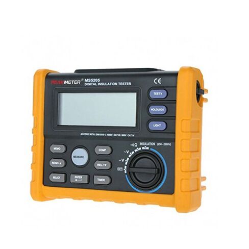 MS5205 جهاز اختبار العزل الرقمي مقياس المقاومة Megohmmeter إيقاف التشغيل التلقائي in Kuwait