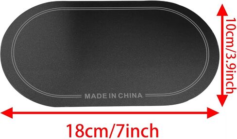 18cm/7 inch bass drum pedal patch with sticky Kick drum patch for bass drum accessories black 2PCS (Black) in Kuwait