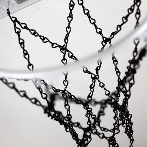 Clear Backboard MINI Basketball Hoop Set with White Rim and Metal Chain Net, Includes Door Hooks, Ball, Pump, 9-inch Hoop, 18x12 or 21x16 Backboard in Kuwait