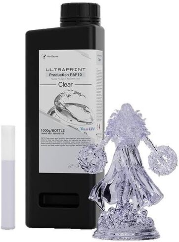 PAF10 3D Printer Resin, UltraPrint Production Flexible, Durable and PVC-Like Resin with Excellent Breakage Resistance and Strong Anti-Aging Properties(Volcanic Grey) in Kuwait