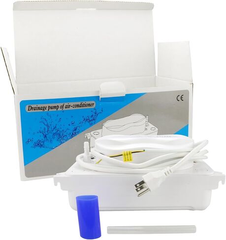 Mini AC110-220V,Automatic Condensate Pump,19.6ft Lift,Quiet Pump for HVAC,Air Conditioner,Dehumidifier,Furnance,Ice Maker (360, Liters Per Hour) in Kuwait