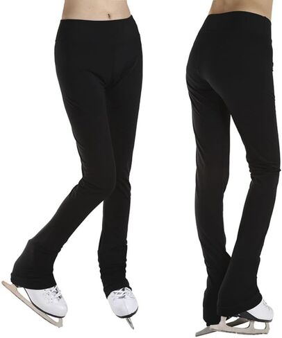 Figure Skating Training Pants for Adults Warm Trousers Waterproof and Flexible Nylon Fleece Lined for Winter Sports Ice Rink Practice(XXL) in Kuwait