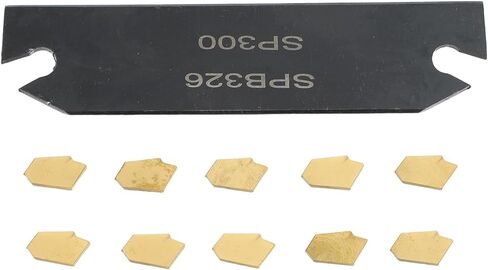 High Efficiency Cutting Tool Set SPB26 3 Holder With 10 GTN3 SP300 Inserts For Grooving And Parting Applications in Kuwait