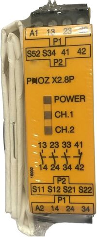PNOZ X2.8P 777301 24VACDC 3n/o 1n/c وحدة التحكم في التتابع in Kuwait