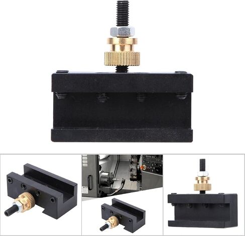 Tool Post CNC Lathe Tool Holder, Aluminum Alloy, High Precision Grinding for Industrial Use and DIY Machining in Kuwait
