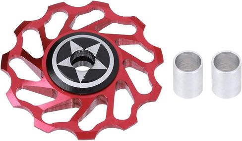 Aluminium Alloy Mountain Road Bike Rear Derailleur Wheel Bicycle Ceramics Smooth Guide Roller Cycling Accessory for Cycling Enthusiasts in Kuwait
