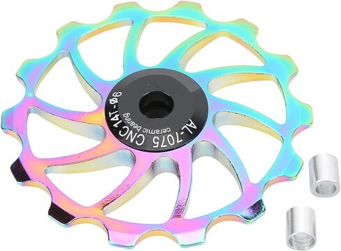 Bike Guide Roller 14T, Aluminum Alloy Pulley Wheel with 4/5/6mm Screws for Mountain Bike in Kuwait