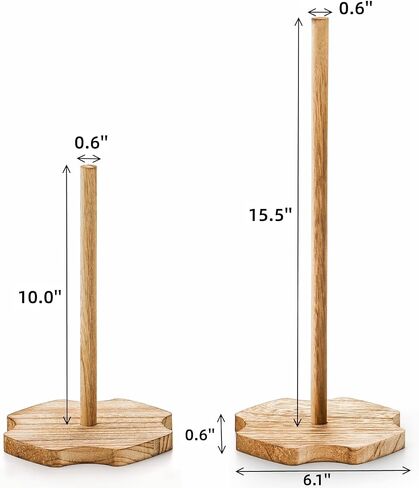 Cididu 8 Pieces Wood Donut Stand, Bagel Stand Holder Display for Dessert Table, Detachable Rustic Donut Sticks Display Tower for Wedding Birthday Parties Decorations Supplies (2 Sizes) in Kuwait