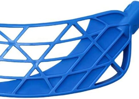 Qianly Floorball Sticks Head Versatile Hockey Stick Blade Accessory Curved Floorball Blade PE Material Suitable for Hobbyists School Teams Ice Hockey, Blue Right Hand in Kuwait