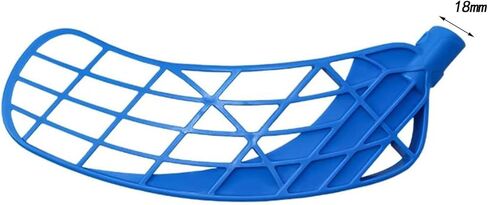 Qianly Floorball Sticks Head Versatile Hockey Stick Blade Accessory Curved Floorball Blade PE Material Suitable for Hobbyists School Teams Ice Hockey, Blue Right Hand in Kuwait