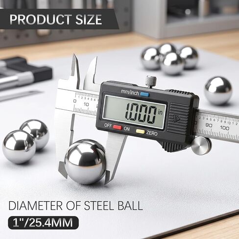 40pcs 1 Inch Chrome Steel Bearing Balls 25.4mm Precision Steel Balls High Hardness for Bearings Drawer Slides Auto Parts & Industrial Applications in Saudi Arabia