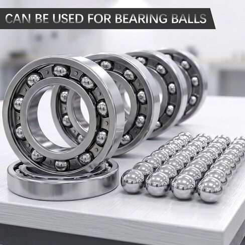 40pcs 1 Inch Chrome Steel Bearing Balls 25.4mm Precision Steel Balls High Hardness for Bearings Drawer Slides Auto Parts & Industrial Applications in Saudi Arabia