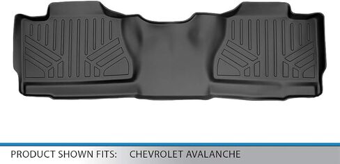 MAXLINER Custom Fit Floor Mats 2 Row Liner Set Compatible with 2007-2013 Chevrolet Avalanche in Kuwait