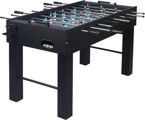 54 Inch Full Size Regulation Foosball Table | Competition Sized Arcade Soccer Game Table for Home, Office or Game Room - Includes 4 Balls, 2 Cup Holders in Kuwait