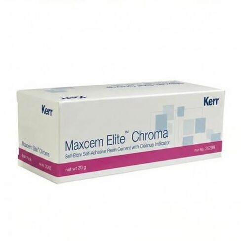 Kerr Dental 36371 Maxcem Elite Chroma Resin Cement Syringes Clear 4/Pk 5 Gm 36299 in Kuwait