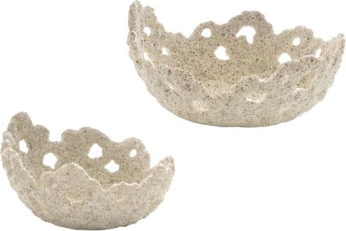 Set of 2 Centres Resin Fosil in Kuwait