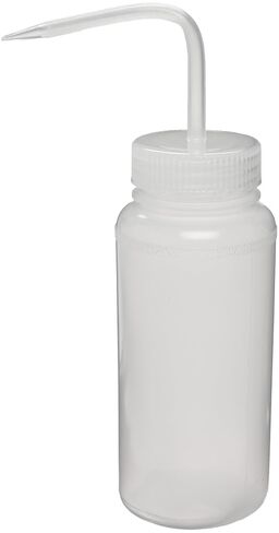 SP Bel-Art Wide-Mouth 1000ml (32oz) Polyethylene Wash Bottles; Natural Polypropylene Cap, 53mm Closure (Pack of 3) (F11620-1000) Made in USA in Kuwait