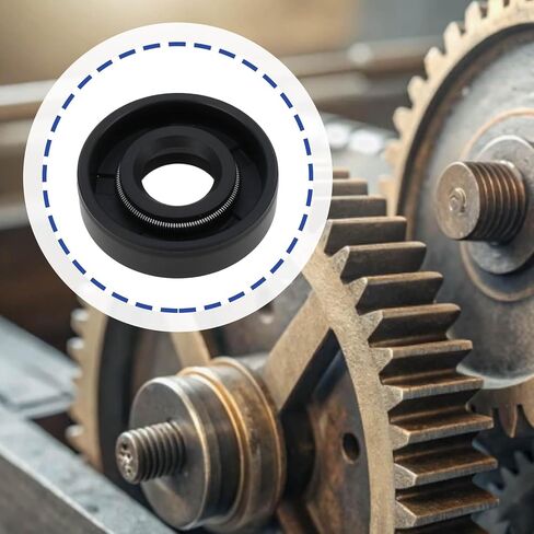 10 قطعة النتريل مانع تسرب زيت العمود مع ربيع الرباط 8x18x5 مللي متر لأعمدة إخراج المحرك 8 مللي متر in Kuwait