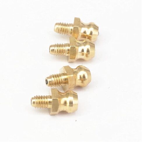 Lkq-Brass Adapter M4 Male Brass Grease Nipple Fitting For Grease Gun Machine Tool Accessories, 20pc, Garden Hose Connector in Kuwait