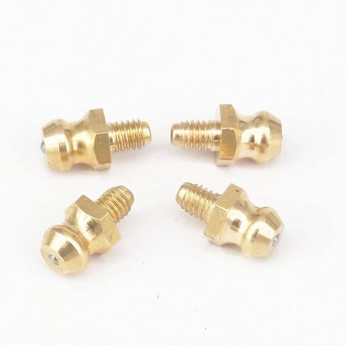 Lkq-Brass Adapter M4 Male Brass Grease Nipple Fitting For Grease Gun Machine Tool Accessories, 20pc, Garden Hose Connector in Kuwait
