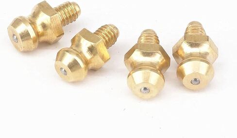 Lkq-Brass Adapter M4 Male Brass Grease Nipple Fitting For Grease Gun Machine Tool Accessories, 20pc, Garden Hose Connector in Kuwait