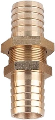 Lkq-Brass Adapter 6-25mm Copper Straight Connectors Hex Nut Irrigation System Aquarium Adapter Water Tank Hose Joint Air Pump Pipe Fitting, Garden Hose Connector(25mm,1Pc) in Saudi Arabia