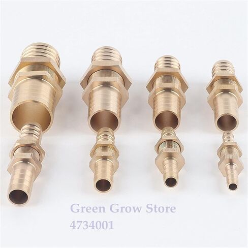 Lkq-Brass Adapter 6-25mm Copper Straight Connectors Hex Nut Irrigation System Aquarium Adapter Water Tank Hose Joint Air Pump Pipe Fitting, Garden Hose Connector(25mm,1Pc) in Saudi Arabia