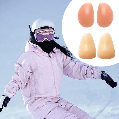 1 Pair Adhesive Silicone Cushion Pads for Knee Hip and Tailbone Protectors Ideal for Athletes and Outdoor Activities Impacts Cushioning Stickers in Saudi Arabia