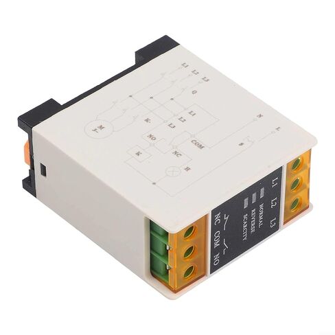 FABULETTA Phase Relay TG30/TG30S 380V AC Voltage Detection with LED Indicator for Motor Protection, DIN Rail Mount Industrial Automation Equipment, Phase Loss and Unbalance Guard(TG30) in Kuwait