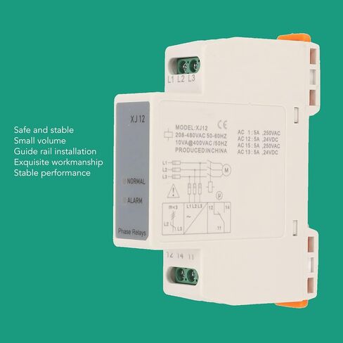 Oumefar 208-480VAC 3 مراحل تسلسل التتابع خفيف الوزن متين لحماية المحرك لأنظمة المصاعد 1 X Relay in Kuwait