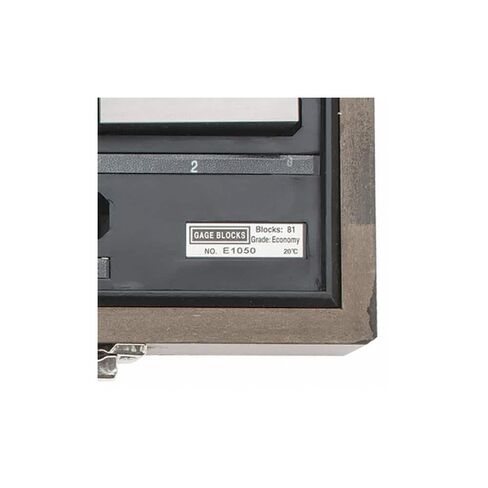SPI 30-912-0 مجموعة كتل فولاذية مكونة من 81 قطعة مع شهادة NIST: من 0.05 بوصة إلى 4 بوصة in Kuwait