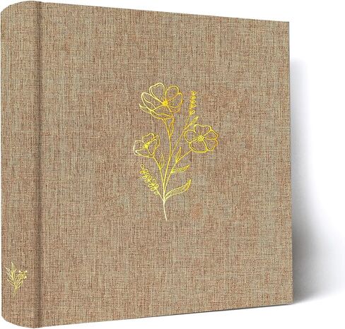 ألبوم صور هولوار 4x6 500 صور 5 صور لكل صفحة ، 500 جيوب 4 "x6" ألبوم صورة ، غطاء نسيج الكتان كتاب الصور الكبير للصور ، ألبومات صور 4x6 لحفلات الزفاف العائلية (بيج) in Kuwait