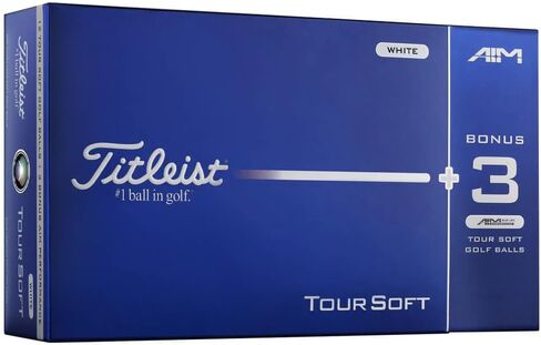 جولة Titleist الناعمة مع غلاف AIM 15 كرة in Kuwait