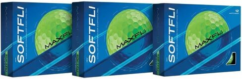 Maxfli SoftFli Golf Balls – 36-Pack Matte Green | Soft Feel Low Compression Golf Balls for Distance & Control | Durable Ionomer Cover | Ideal for Beginners & Recreational Golfers in Kuwait