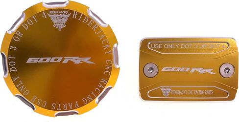 For Honda CBR600RR 2008-2021 Motorcycle Front and Rear Brake Master Cylinder Fluid Reservoir Cover CBR 600RR 2017 2018 2019 2020 Accessories CBR600 RR 2012 2013 2014 2015 2016 Modified Parts (Black) in Kuwait