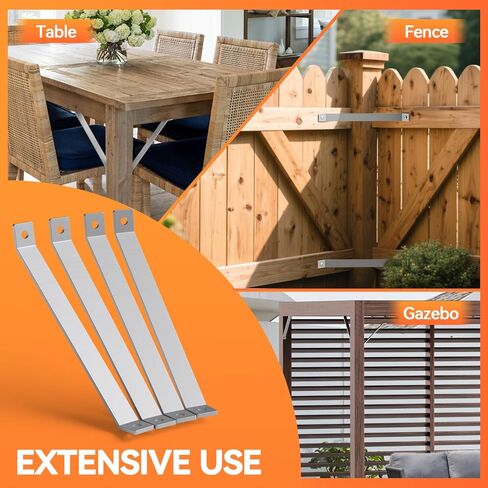 14-5/8" 45 Degree Corner Brace - Heavy Duty 5.6 mm Thick Steel 45 Degree Angle Support Brackets for 1-5/8" Strut Channel, Galvanized 45 Degree Corner Braces, Inside Mount Angle Bracket - 4 Pack in Kuwait