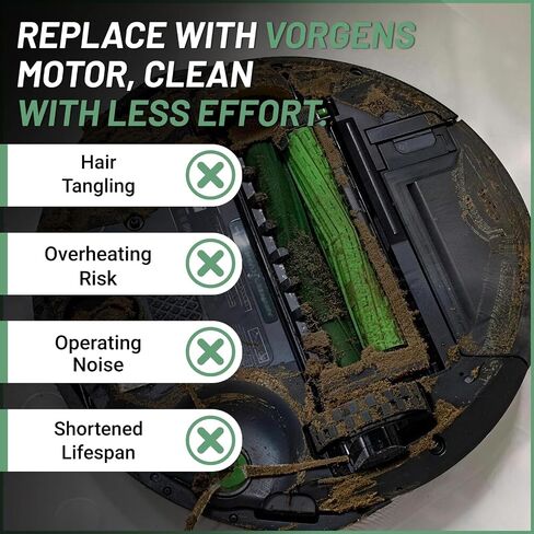Engine Ventilation Fan Motor Fit for iRobot S9 Smart Sweeper Fan Module, Vacuum Cleaner Motor Module Replacement, Metal Cooling Part for S9 Robot Vacuum Accessories in Kuwait