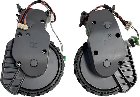 عجلات مكنسة كهربائية، متوافقة مع Roborock Q5، Q7، Q7 Max، S7، S7 MaxV وQ Revo، عجلات بديلة (يسار ويمين) in Kuwait