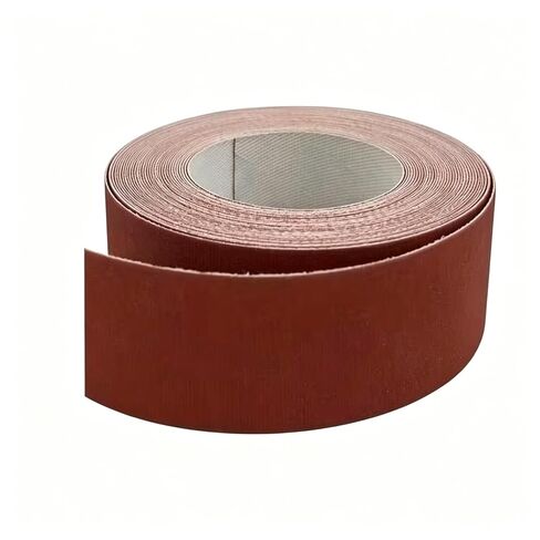 1 Inch Aluminum Oxide Sanding Roll, 2m Cloth-Backed Abrasive Strip, Tear-Resistant Custom Cut Sandpaper Roll for Wood Metal Rust Removal Polishing DIY Workshop Use in Kuwait