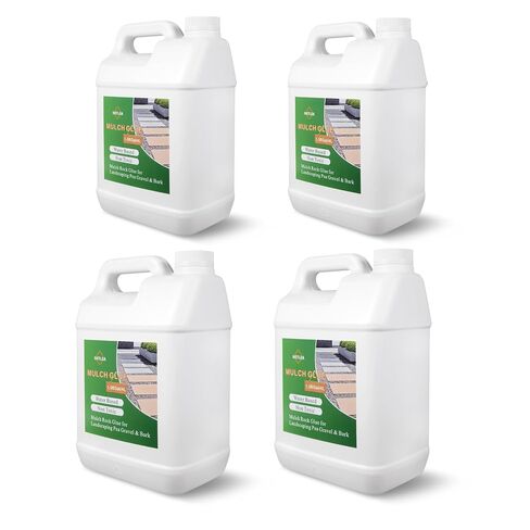 4.2Gal/540oz Mulch Glue for Pea Gravel,Fast-Drying & Non-Toxic Landscape Adhesive,Lockdown Rock Glue for Landscaping,Strong Outdoor Glue for Landscaping Projects in Kuwait