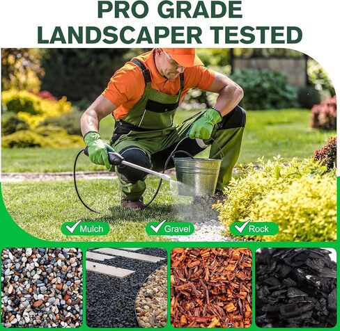 Teexpert Rock Glue for Landscaping - 256OZ Mulch Binder, Pea Gravel Binder Concentrate, Heavy Duty Outdoor Stone Adhesive for Slope Between Paver Flower Bed, Fast Dry Mulch Anchor Safe for Plants Pets in Kuwait