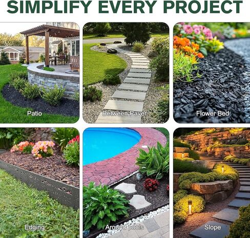Teexpert Rock Glue for Landscaping - 256OZ Mulch Binder, Pea Gravel Binder Concentrate, Heavy Duty Outdoor Stone Adhesive for Slope Between Paver Flower Bed, Fast Dry Mulch Anchor Safe for Plants Pets in Kuwait
