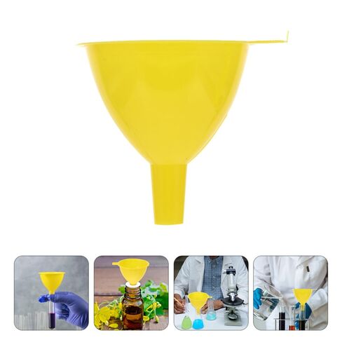 PRETYZOOM 15pcs Plastic Funnel Funnel for Laboratory Kitchen Use Lightweight Design for Easy Liquid Transfer and Storage in Kuwait