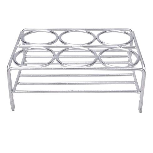 Crucible Holder, 6 Holes 36mm Plated Wire Crucible Support with Strong High Temperature Resistance, for Laboratory Educational Metal Heating Projection in Kuwait