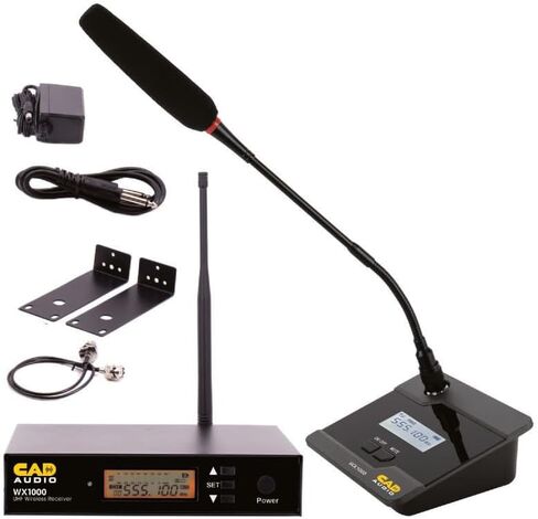 نظام ميكروفون لاسلكي CAD Audio WX1000GN UHF - 100 قناة، طويل المدى، جاهز للمؤتمرات in Kuwait