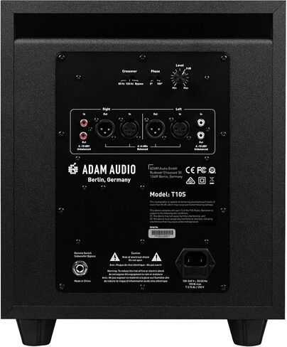 شاشة Adam Audio Professional T-Series T7V مقاس 7 بوصات 70 وات ثنائية الاتجاه النشطة، زوج، حزمة مع مضخم صوت T10S 10 بوصة 130 وات in Kuwait