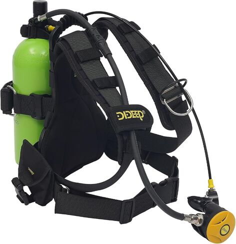 3L طقم خزان الغوص 3000PSI معدات خزان الغوص | 30-40 دقيقة للتنفس تحت الماء محمول، محول تضخم إلى 8 مم، للنسخ الاحتياطي للاستجمام تحت الماء in Kuwait